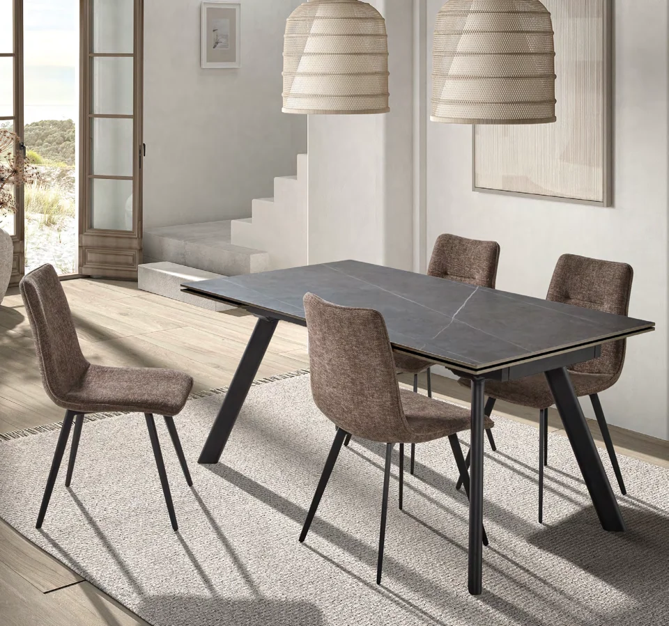Comedor en tonos claros