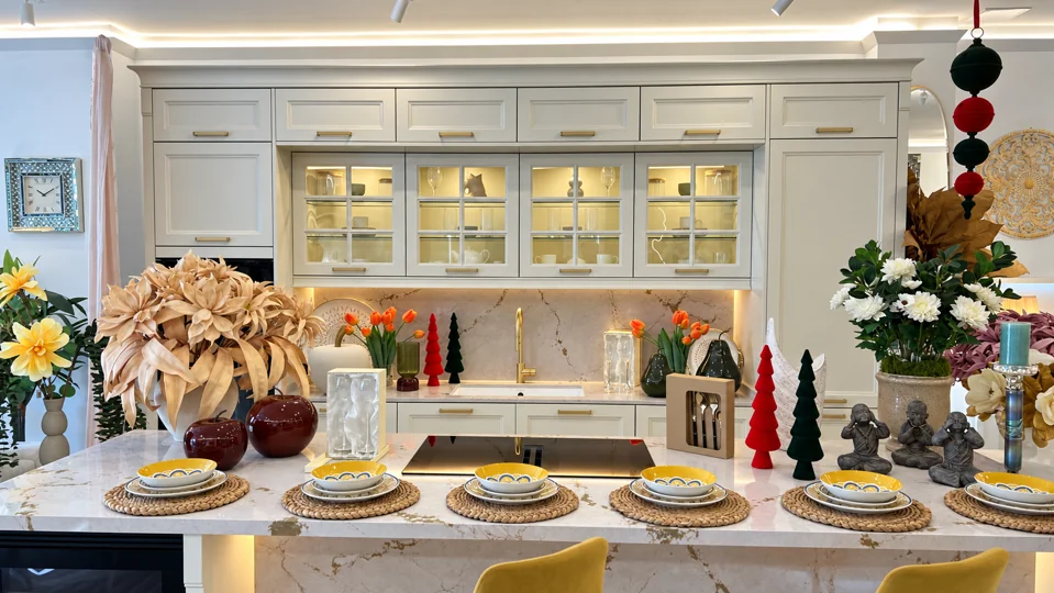 A front view of our display kitchen — MÁXIMO showroom in La Cala de Mijas