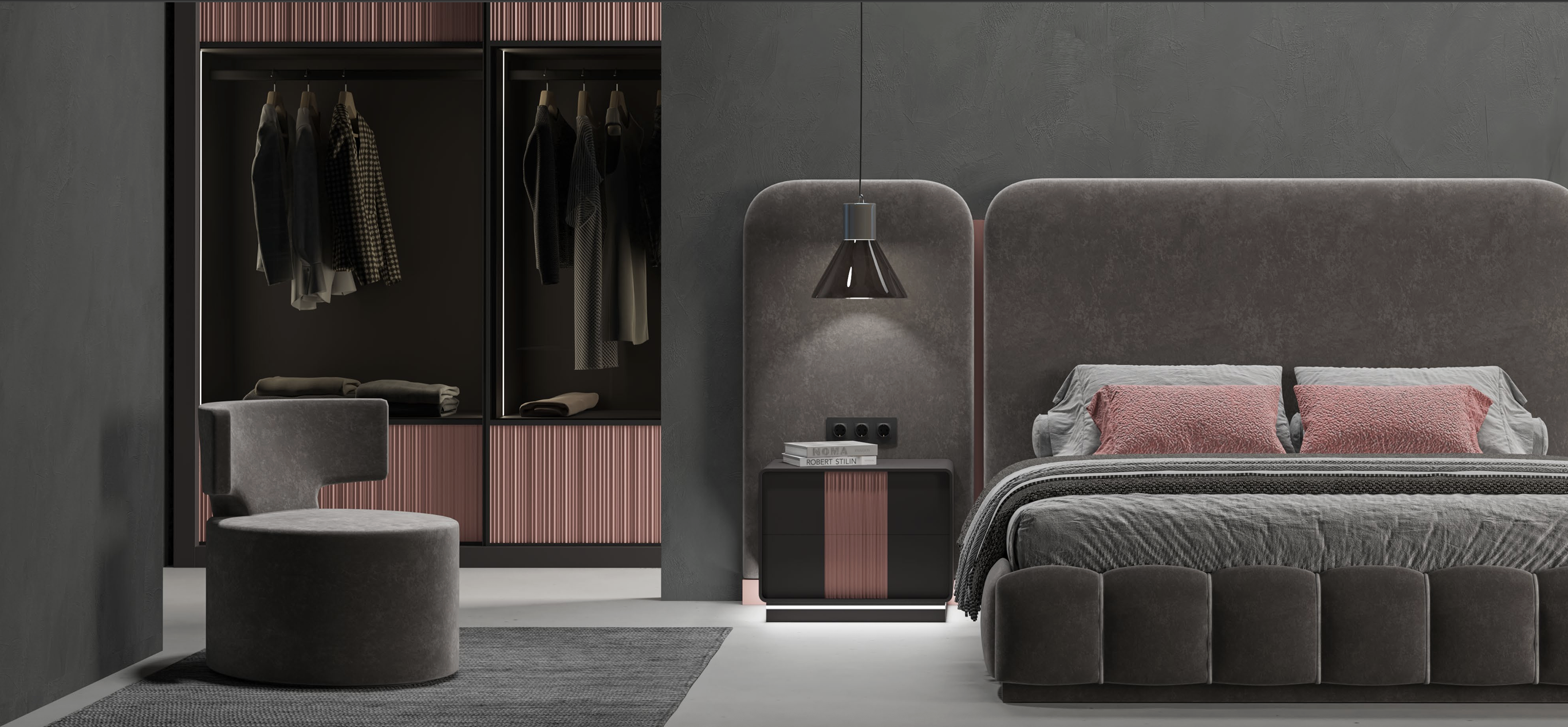 Modern bedroom interior Costa del Sol